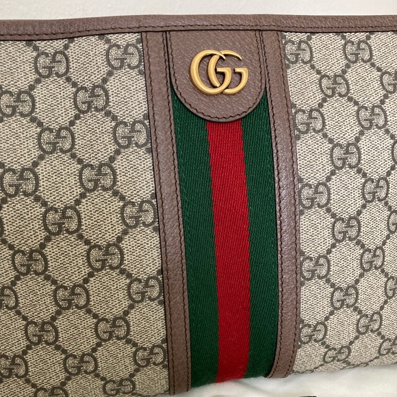 Gucci Ophidia Monogram Clutch - Picture 5 of 16